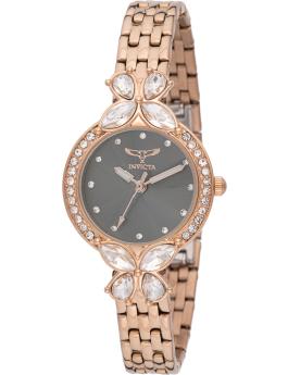 Invicta Wildflower 69100 Orologio da Donna - Movimento al Quarzo - Metallo con Quadrante Grigio - 30 mm