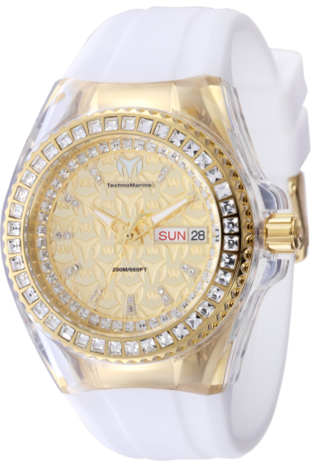 TechnoMarine Cruise TM-125040 Orologio da Donna - Movimento al Quarzo - Acciaio Inossidabile con Quadrante Dorato - 40 mm