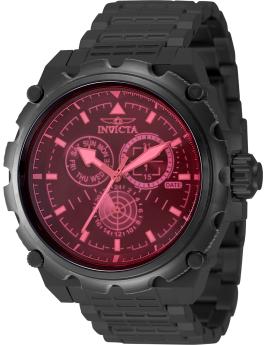 Invicta Coalition Forces 49203 Herrenuhr - Quarzwerk - Edelstahl mit rosa Zifferblatt - 50 mm