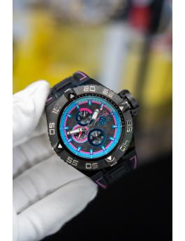 Invicta Subaqua - Noma IV 49878 Zegarek męski - Mechanizm kwarcowy - Stal nierdzewna z Czarną Tarcza - 50 mm