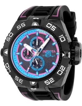 Invicta Subaqua - Noma IV 49878 Reloj de Hombre - Movimiento de Cuarzo - Acero Inoxidable con Esfera Negra - 50 mm