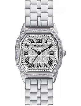 Invicta Wildflower 50078 Orologio da Donna - Movimento al Quarzo - Acciaio Inossidabile con Quadrante Argento - 27 mm