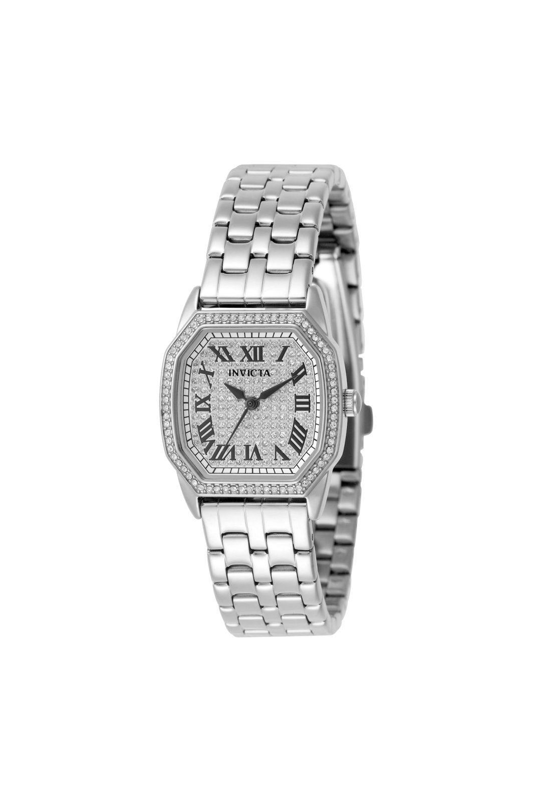 Invicta Wildflower 50078 Damenuhr - Quarzwerk - Edelstahl mit silbernem Zifferblatt - 27 mm