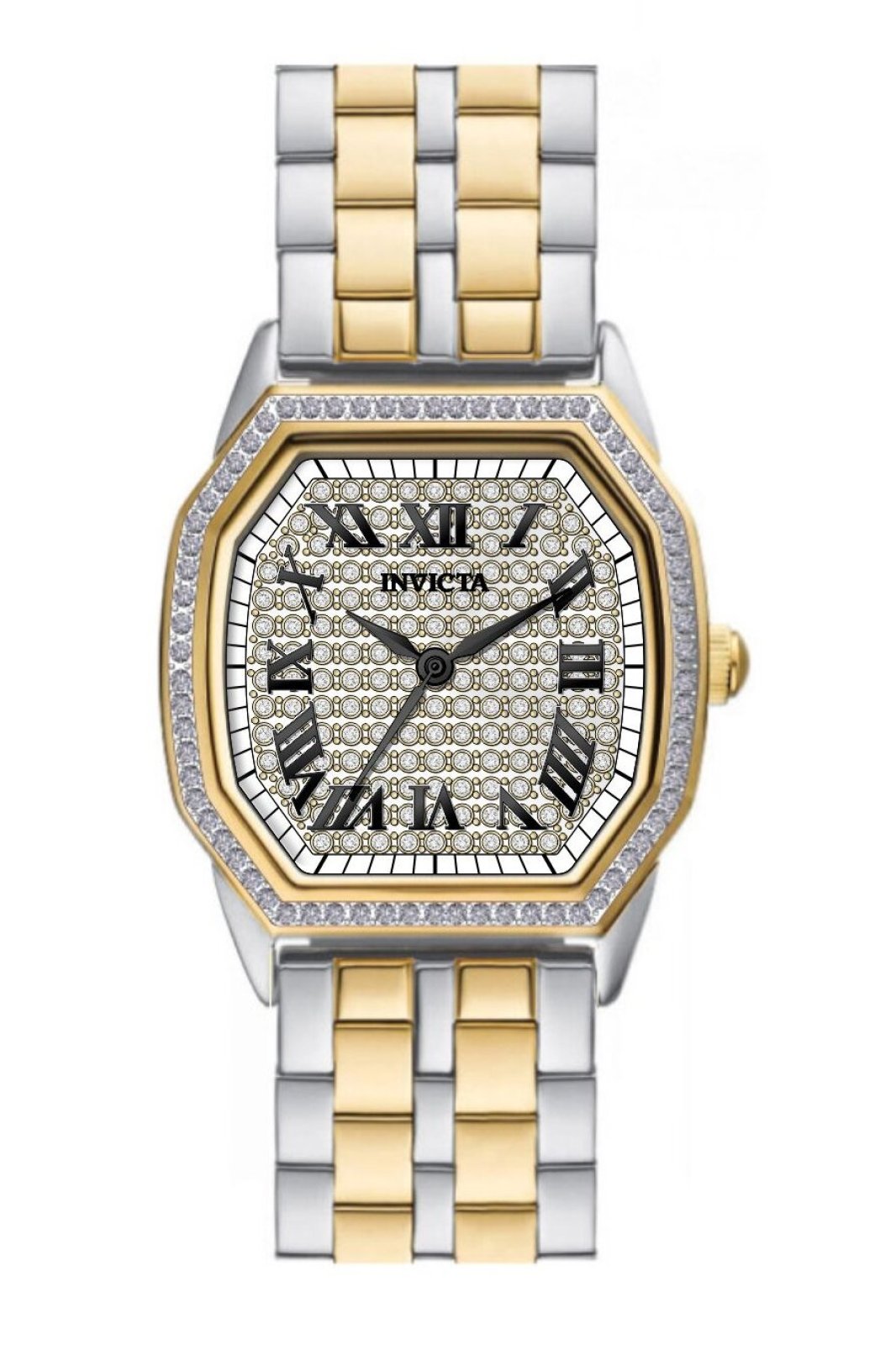Invicta Wildflower 50080 Orologio da Donna - Movimento al Quarzo - Acciaio Inossidabile con Quadrante Argento - 27 mm