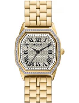 Invicta Wildflower 50081 Orologio da Donna - Movimento al Quarzo - Acciaio Inossidabile con Quadrante Argento - 27 mm