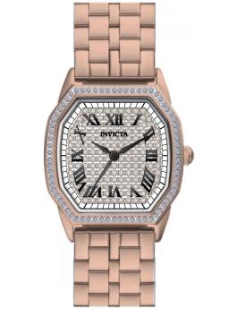 Invicta Wildflower 50591 Orologio da Donna - Movimento al Quarzo - Acciaio Inossidabile con Quadrante Argento - 27 mm