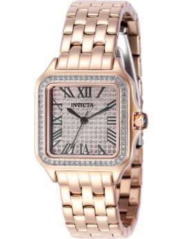 Invicta Angel 50626 Orologio da Donna - Movimento al Quarzo - Acciaio Inossidabile con Quadrante Argento - 28 mm