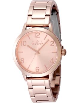 Invicta Wildflower 49087 Orologio da Donna - Movimento al Quarzo - Acciaio Inossidabile con Quadrante in Oro Rosa - 34 mm