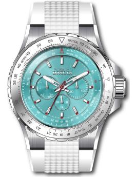 Invicta Aviator 50960 Men's Watch - Quartz Movement - Stainless Steel with Blue Dial - 50 mm