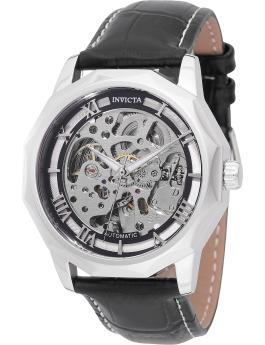 Invicta Objet D Art 69128 Reloj para Hombre - Movimiento Automático - Acero Inoxidable con Esfera Plateada - 42 mm