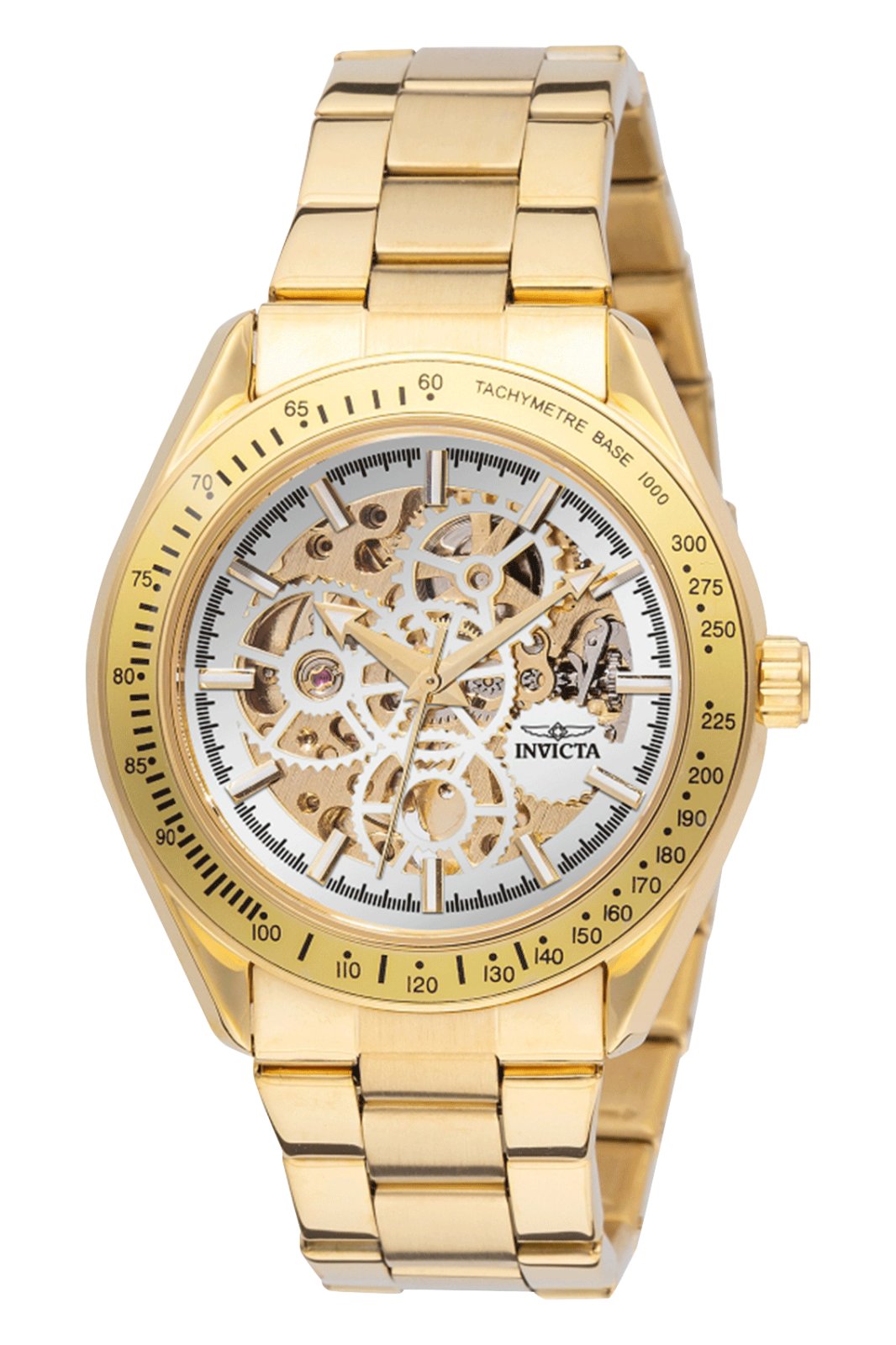 Invicta Objet D Art 69597 Reloj para Hombre - Movimiento Automático - Acero Inoxidable con Esfera Blanca - 43 mm