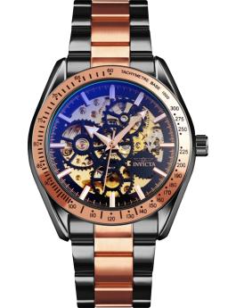 Invicta Objet D Art 69598 Orologio da Uomo - Movimento Automatico - Acciaio Inossidabile con Quadrante Nero - 43 mm