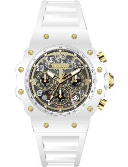 Invicta Racing 69649 Men's Watch - Quartz Movement - Acrylic with Gold Dial - 43 mm