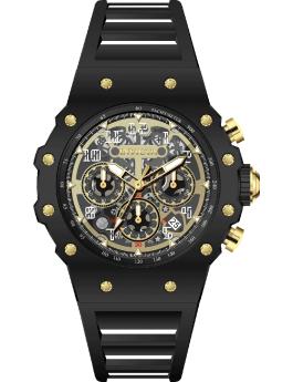 Invicta Racing 69650 Men's Watch - Quartz Movement - Acrylic with Gold Dial - 43 mm