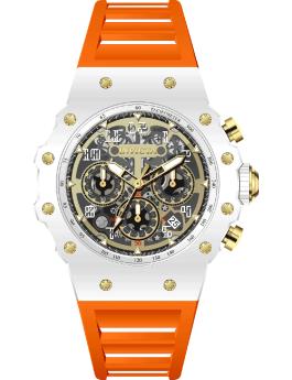 Invicta Racing 69651 Men's Watch - Quartz Movement - Acrylic with Gold Dial - 43 mm