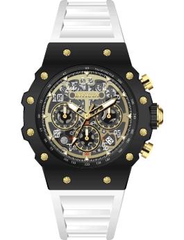 Invicta Racing 69653 Men's Watch - Quartz Movement - Acrylic with Gold Dial - 43 mm