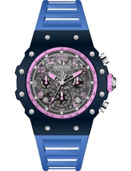 Invicta Racing 69656 Men's Watch - Quartz Movement - Acrylic with Silver Dial - 43 mm