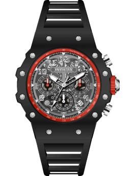 Invicta Racing 69658 Men's Watch - Quartz Movement - Acrylic with Silver Dial - 43 mm