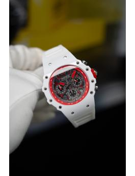 Invicta Racing 69660 Montre Homme - Mouvement Quartz - Acrylique avec Cadran Argenté - 43 mm