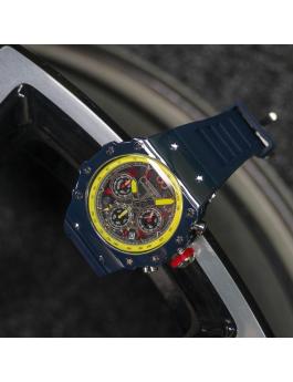 Invicta Racing 69661 Reloj de Hombre - Movimiento de Cuarzo - Acrílico con Esfera Plateada - 43 mm