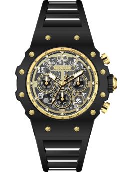 Invicta Racing 69662 Men's Watch - Quartz Movement - Acrylic with Gold Dial - 43 mm