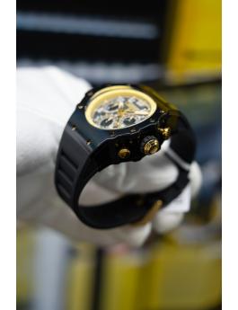 Invicta Racing 69662 Reloj de Hombre - Movimiento de Cuarzo - Acrílico con Esfera Dorada - 43 mm