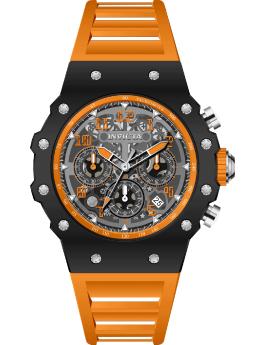Invicta Racing 69663 Men's Watch - Quartz Movement - Acrylic with Silver Dial - 43 mm