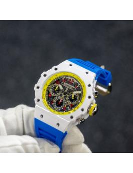 Invicta Racing 69666 Men's Watch - Quartz Movement - Acrylic with Silver Dial - 43 mm