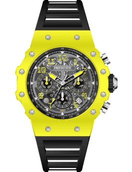 Invicta Racing 69667 Men's Watch - Quartz Movement - Acrylic with Silver Dial - 43 mm
