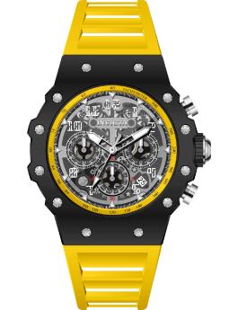 Invicta Racing 69670 Men's Watch - Quartz Movement - Acrylic with Silver Dial - 43 mm