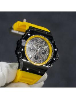 Invicta Racing 69670 Reloj de Hombre - Movimiento de Cuarzo - Acrílico con Esfera Plateada - 43 mm