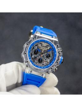 Invicta Racing 69678 Reloj de Hombre - Movimiento de Cuarzo - Acrílico con Esfera Plateada - 43 mm
