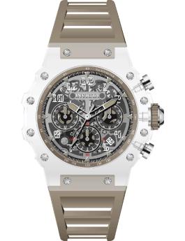 Invicta Racing 69684 Men's Watch - Quartz Movement - Acrylic with Silver Dial - 43 mm