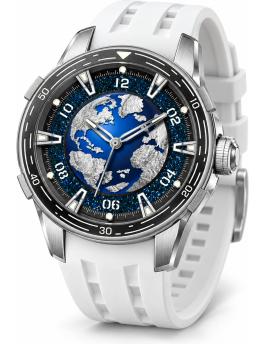 Invicta Celestial 70091 Zegarek męski - Mechanizm automatyczny - Stal nierdzewna ze srebrną tarczą - 40 mm