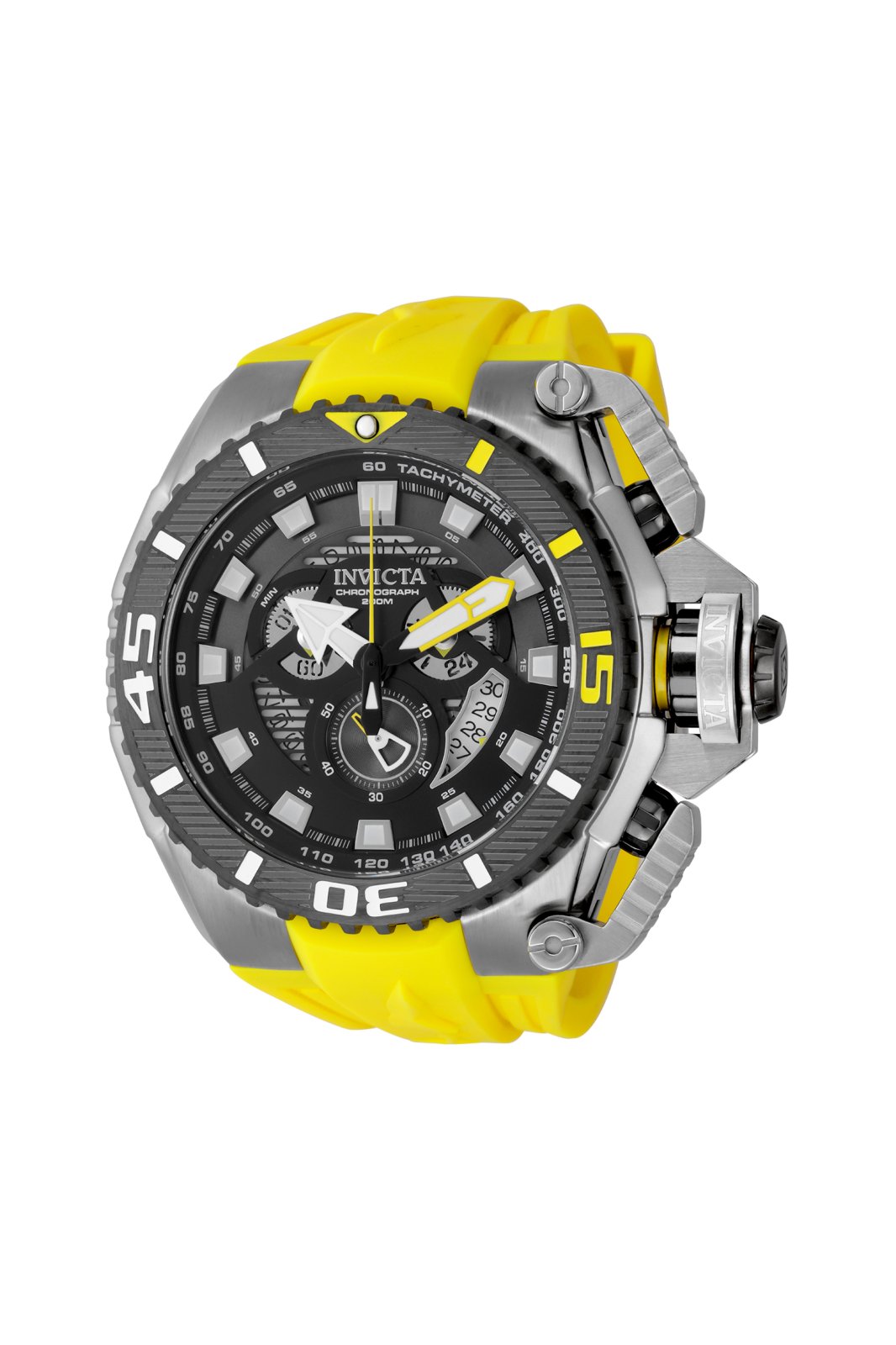 Invicta Sea Hunter 49625 Reloj de Hombre - Movimiento de Cuarzo - Acero Inoxidable con Esfera Gris - 57 mm