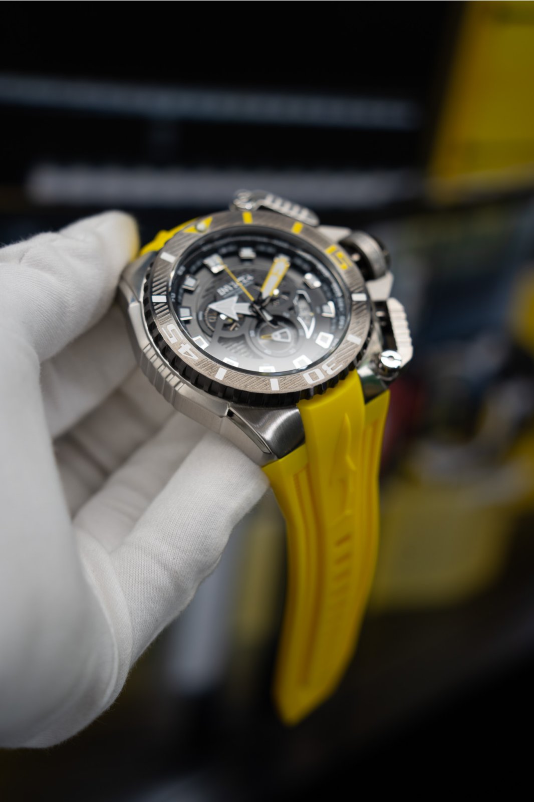 Invicta Sea Hunter 49625 Reloj de Hombre - Movimiento de Cuarzo - Acero Inoxidable con Esfera Gris - 57 mm