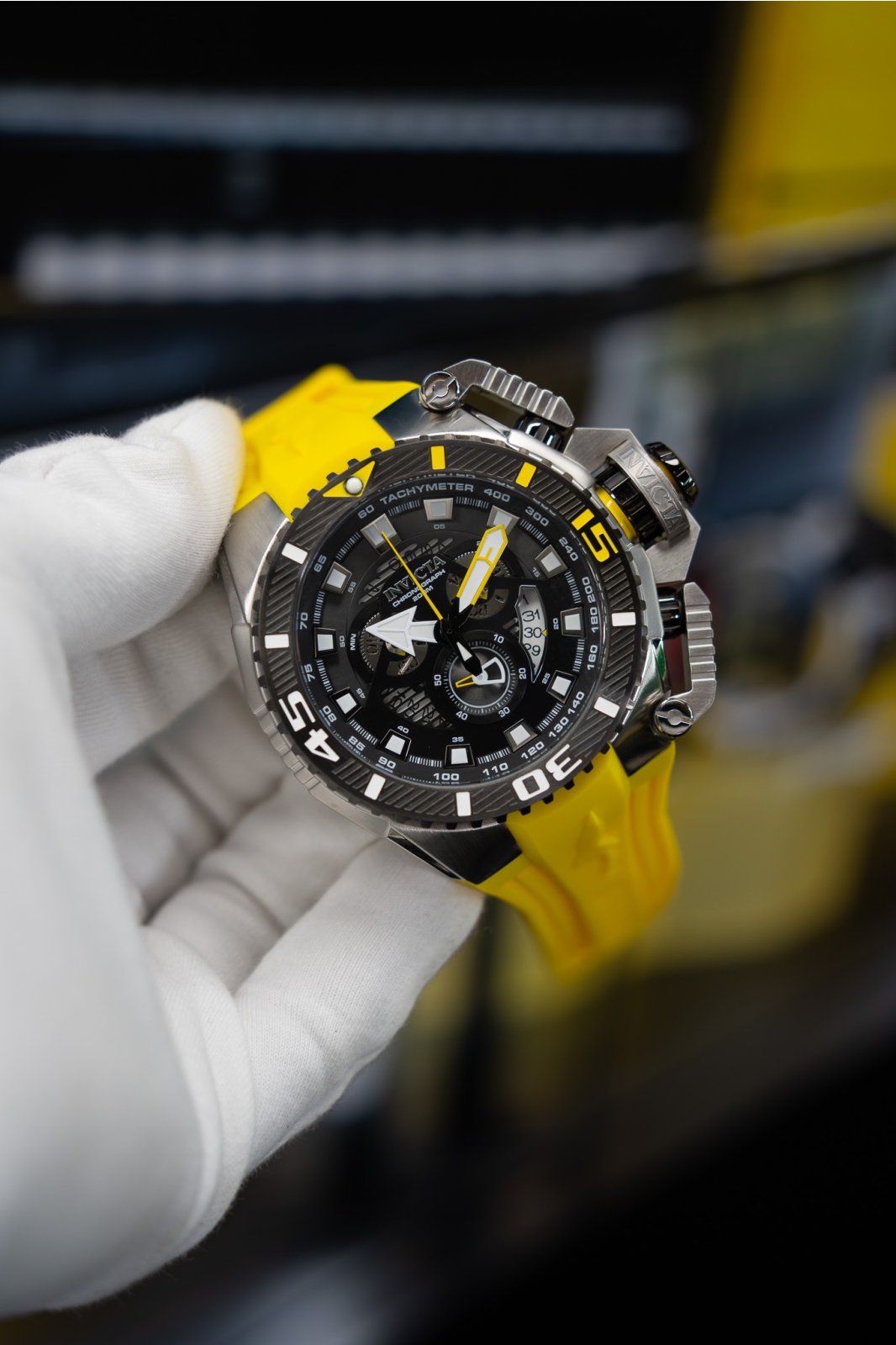 Invicta Sea Hunter 49625 Reloj de Hombre - Movimiento de Cuarzo - Acero Inoxidable con Esfera Gris - 57 mm