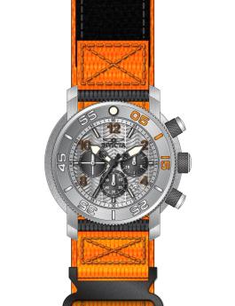 Invicta Coalition Forces 50093 Reloj para Hombre - Movimiento de Cuarzo - Acero Inoxidable con Esfera Plateada - 50 mm