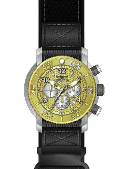 Invicta Coalition Forces 50096 Reloj de Hombre - Movimiento de Cuarzo - Acero Inoxidable con Esfera Dorada - 50 mm