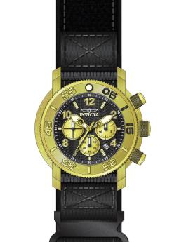 Invicta Coalition Forces 50098 Reloj de Hombre - Movimiento de Cuarzo - Acero Inoxidable con Esfera Negra - 50 mm