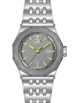 Invicta Reserve 50441 Reloj para Hombre - Movimiento Automático - Acero Inoxidable con Esfera Plateada - 48 mm - Con 779 Diamantes