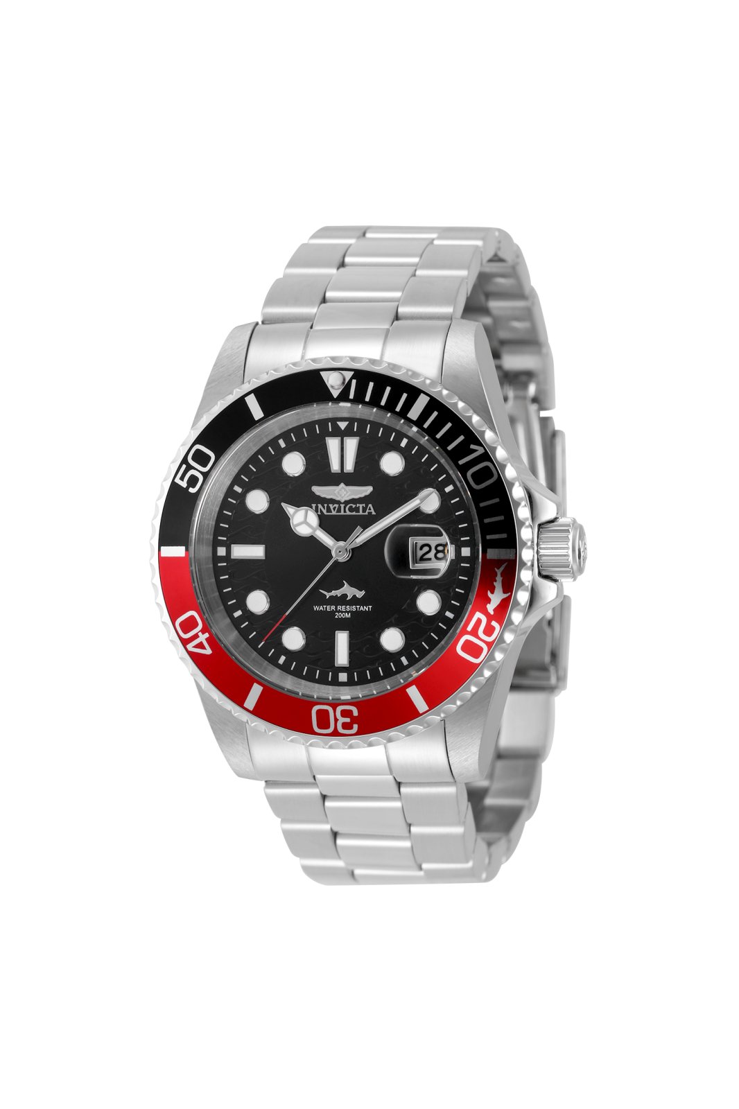 Invicta Pro Diver 50829 Reloj de Hombre - Movimiento de Cuarzo - Acero Inoxidable con Esfera Negra - 42 mm
