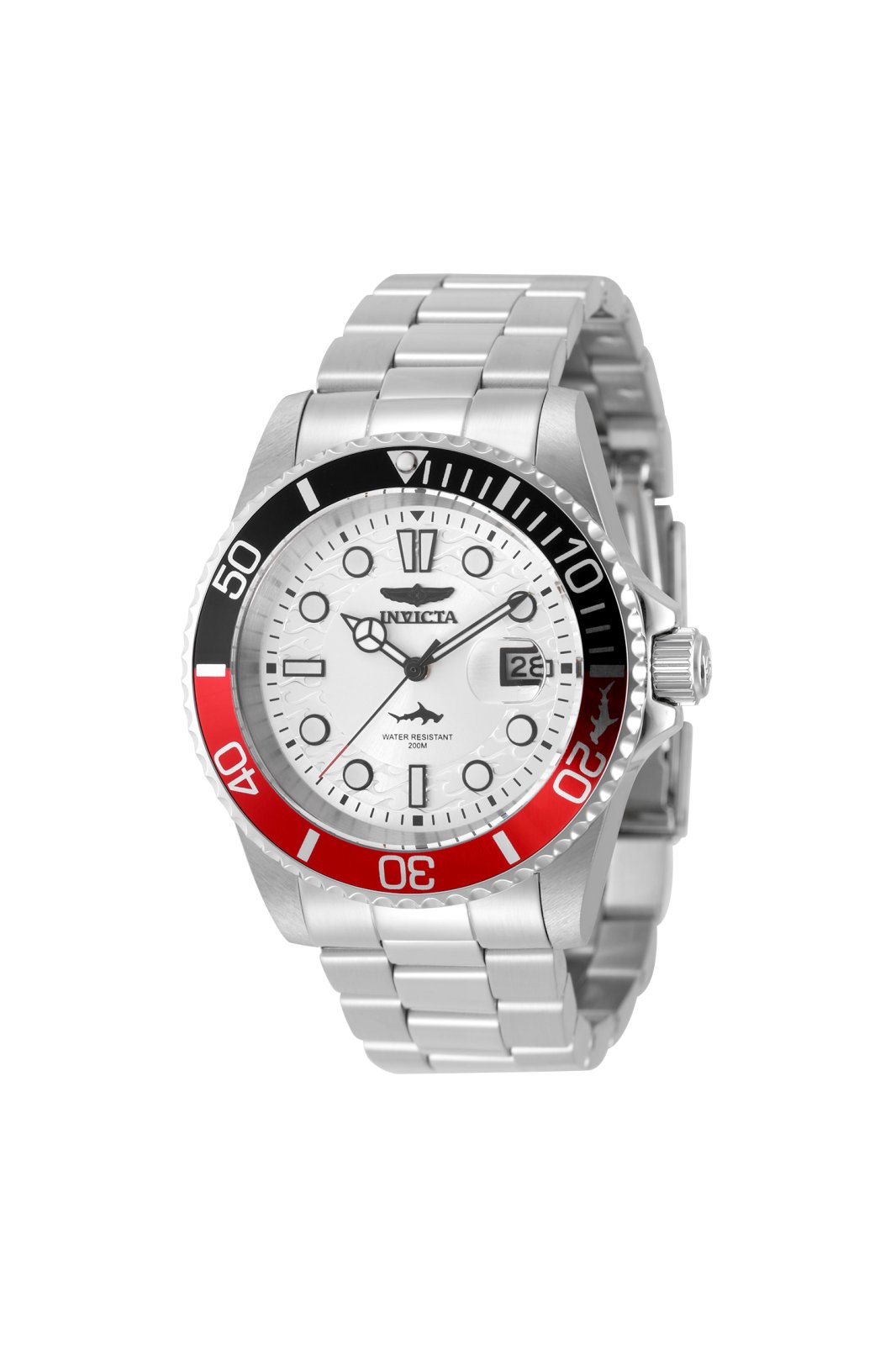 Invicta Pro Diver 50830 Reloj de Hombre - Movimiento de Cuarzo - Acero Inoxidable con Esfera Plateada - 42 mm