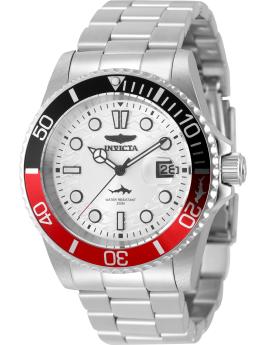 Invicta Pro Diver 50830 Reloj de Hombre - Movimiento de Cuarzo - Acero Inoxidable con Esfera Plateada - 42 mm