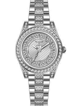 Invicta Wildflower 69062 Reloj de Mujer - Movimiento de Cuarzo - Metal con Esfera Plateada - 32 mm