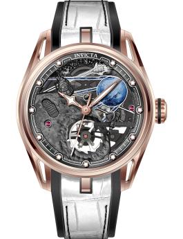 Invicta Celestial 70089 Reloj para Hombre - Movimiento Automático - Acero Inoxidable con Esfera Negra - 44 mm