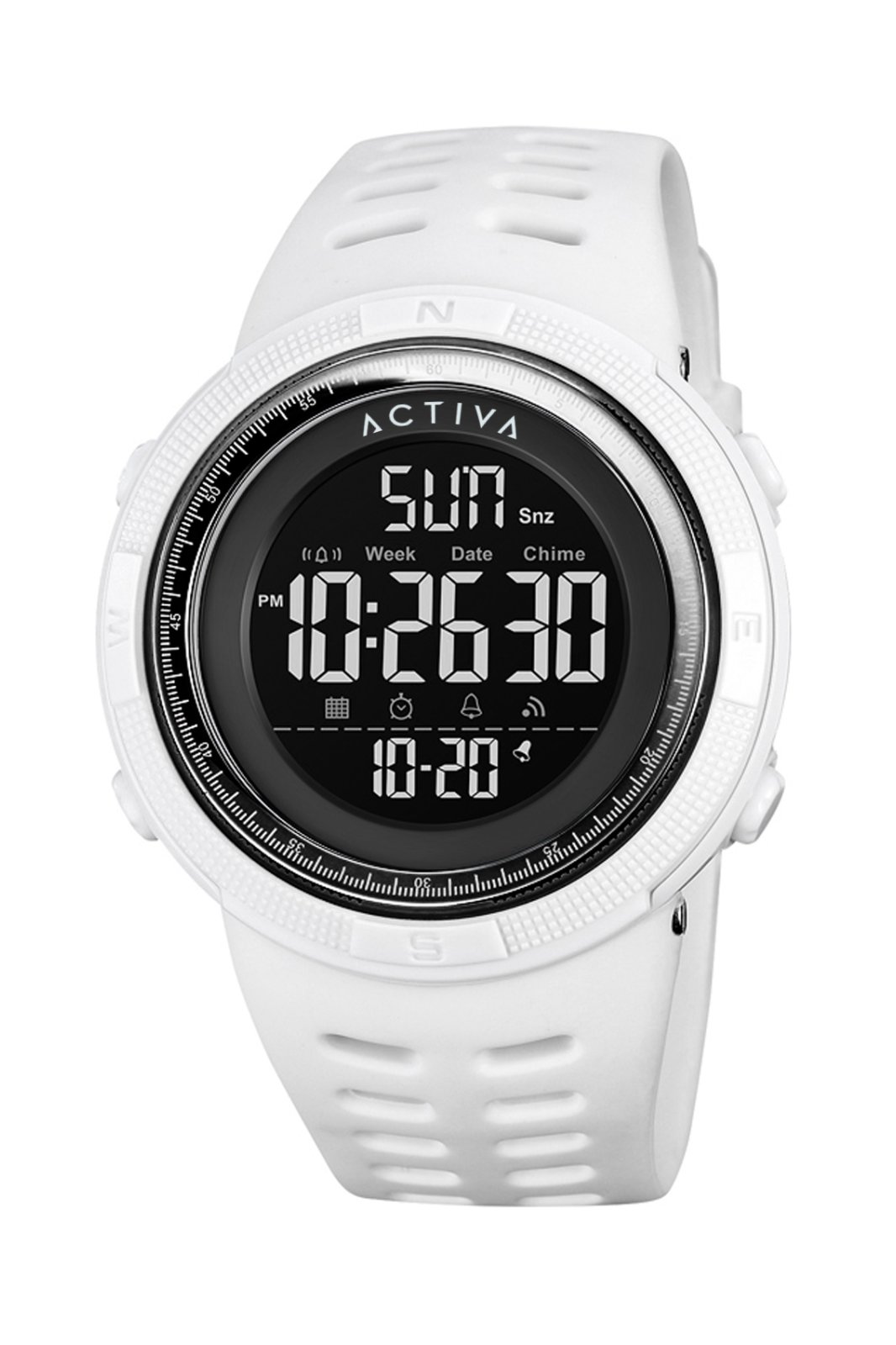 Activa Digital ACW1915-007 Reloj de Hombre - Movimiento Digital - ABS con Esfera Negra - 50 mm