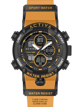Activa Digital ACW8038-006 Men's Watch - Digital Movement - Abs with Black Dial - 52 mm