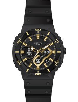 Activa Digital ACW8120-003 Reloj de Hombre - Movimiento Digital - ABS con Esfera Negra - 48 mm