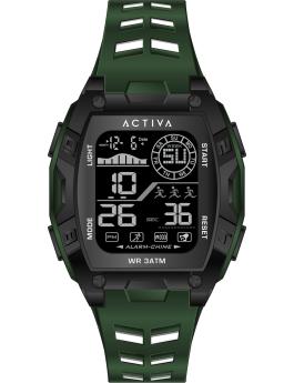 Activa Digital ACW8130-003 Reloj para Hombre - Movimiento Digital - Metal con Esfera Negra - 46 mm